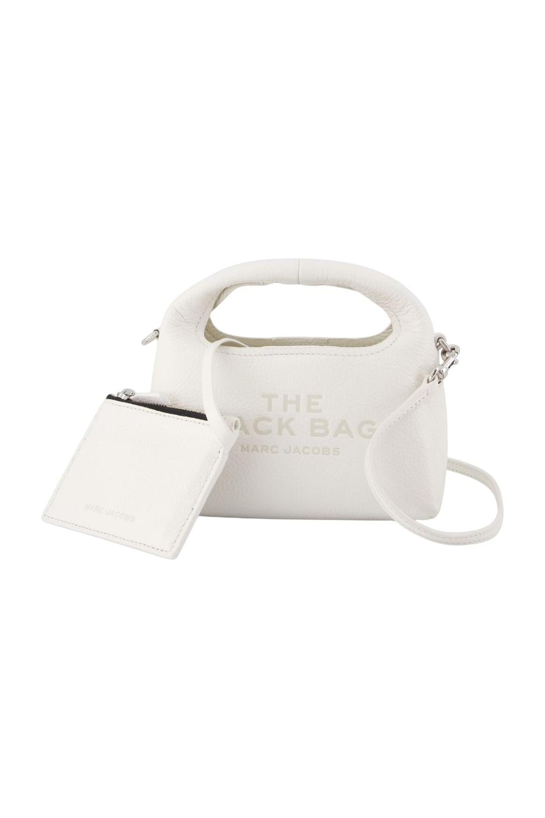 The Micro Sack Schultertasche - Marc Jacobs - Leder - Weiß-Taschen-Marc Jacobs-One size-white-ARCHIVIST