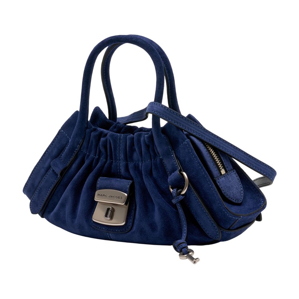 Einkaufstasche The Small Satchel – Marc Jacobs – Leder – Blau