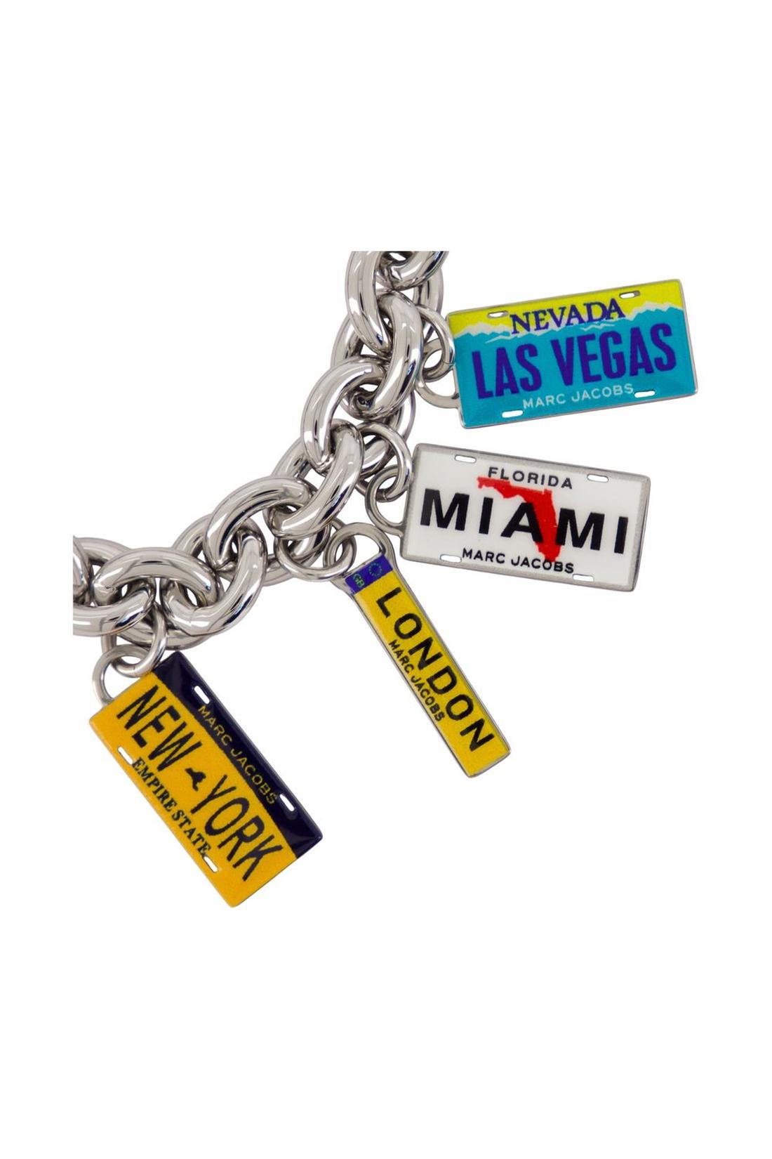 Armband „State Plate Charm“ – Marc Jacobs – Metall – Silberfarben