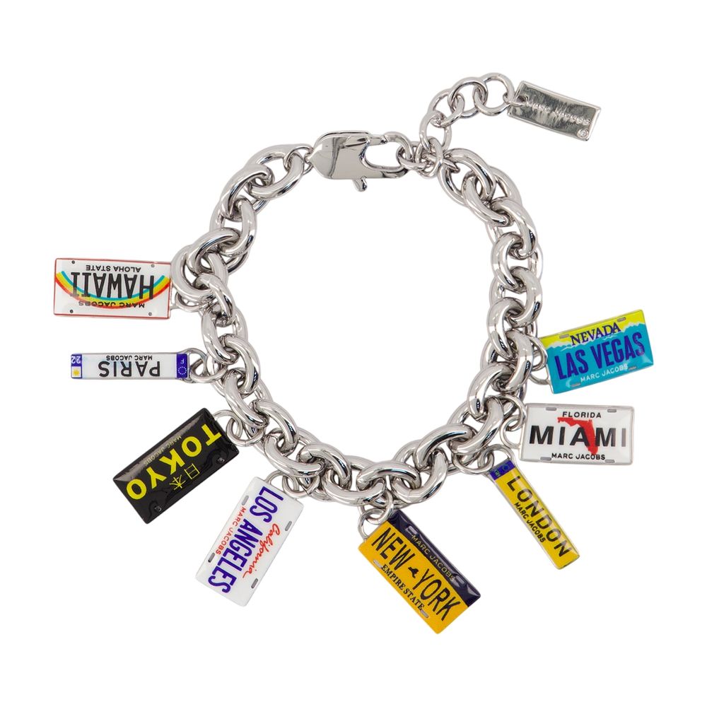 Armband „State Plate Charm“ – Marc Jacobs – Metall – Silberfarben