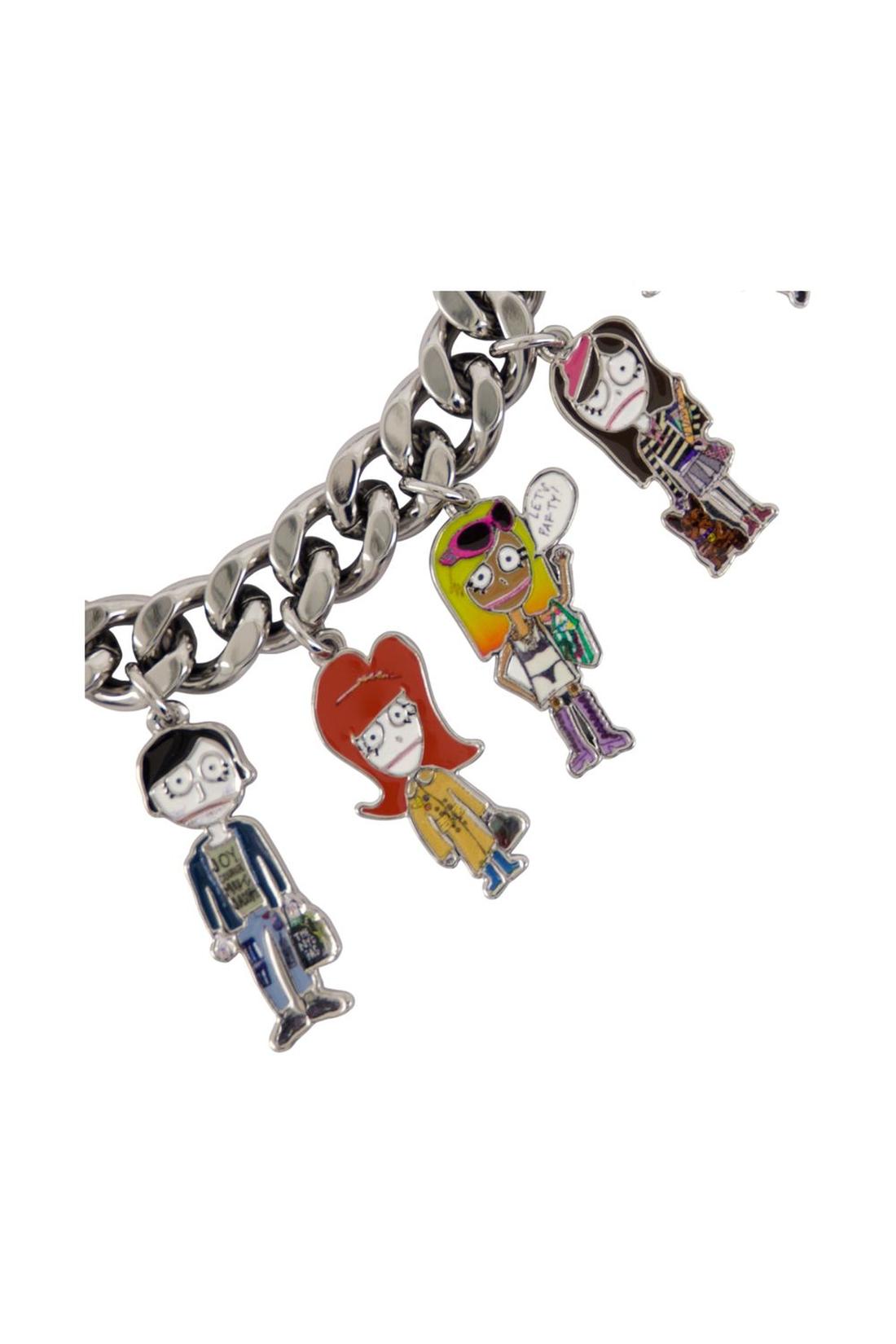 Miss Marc City Charm Armband – Marc Jacobs – Metall – Silberfarben