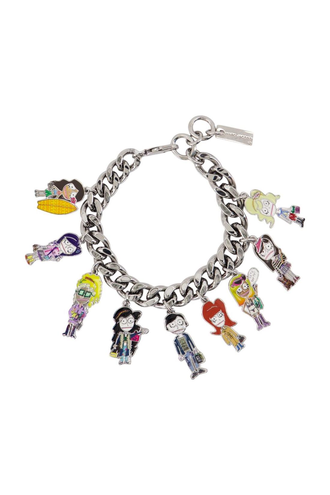Miss Marc City Charm Armband – Marc Jacobs – Metall – Silberfarben