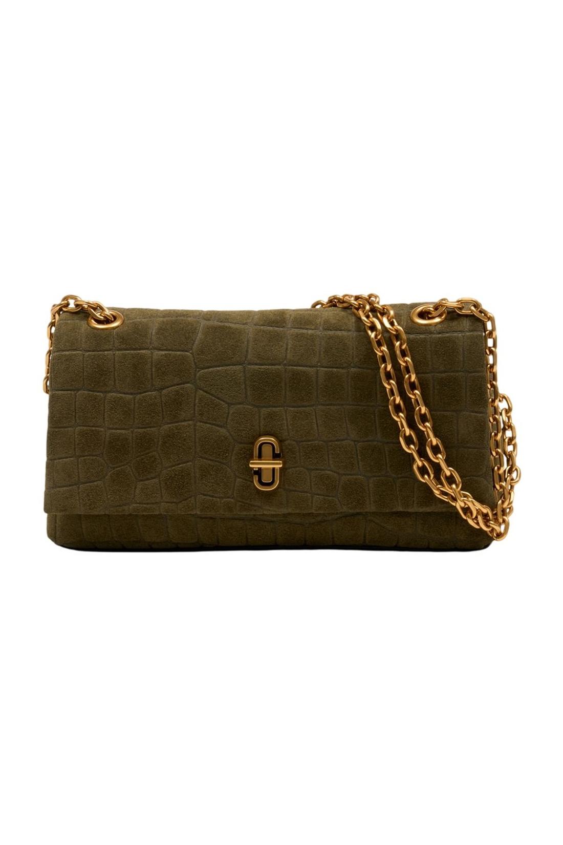 Umhängetasche The Dual Chain Mini – Marc Jacobs – Leder – Grün