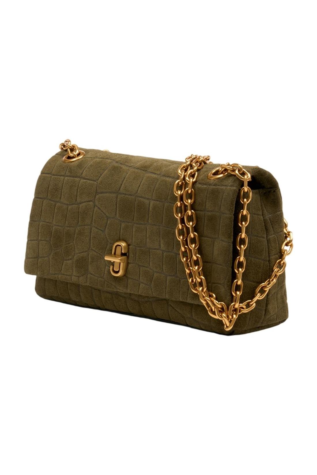 Umhängetasche The Dual Chain Mini – Marc Jacobs – Leder – Grün