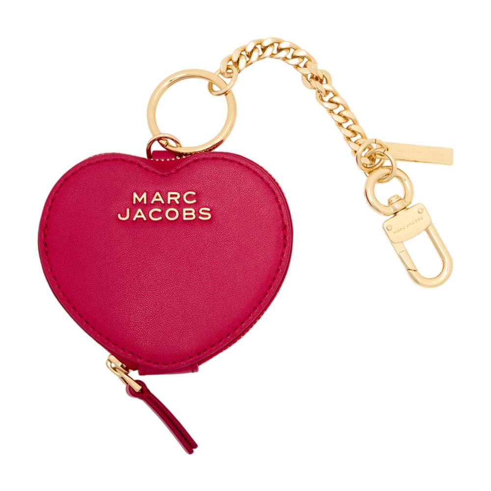 Schlüsselanhänger „The Cookie Pouch Charm“ – Marc Jacobs – Leder – Rosa