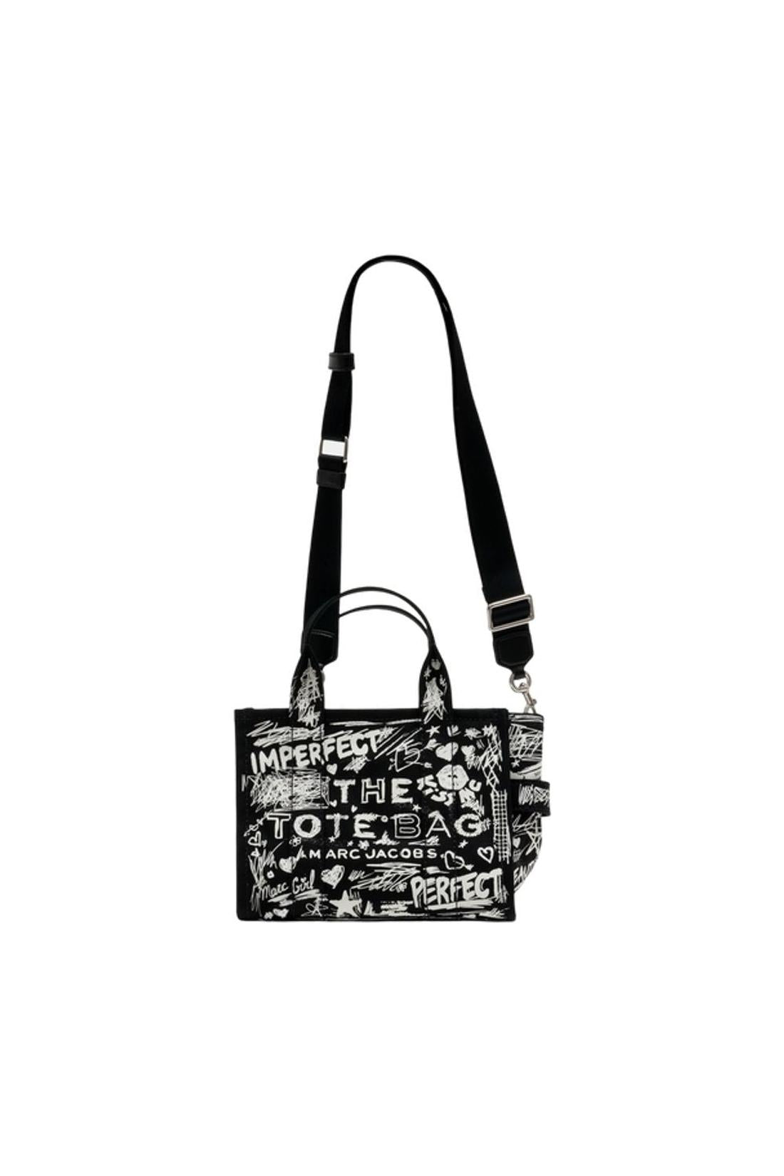 The Small Tote - Marc Jacobs - Baumwolle - Schwarz
