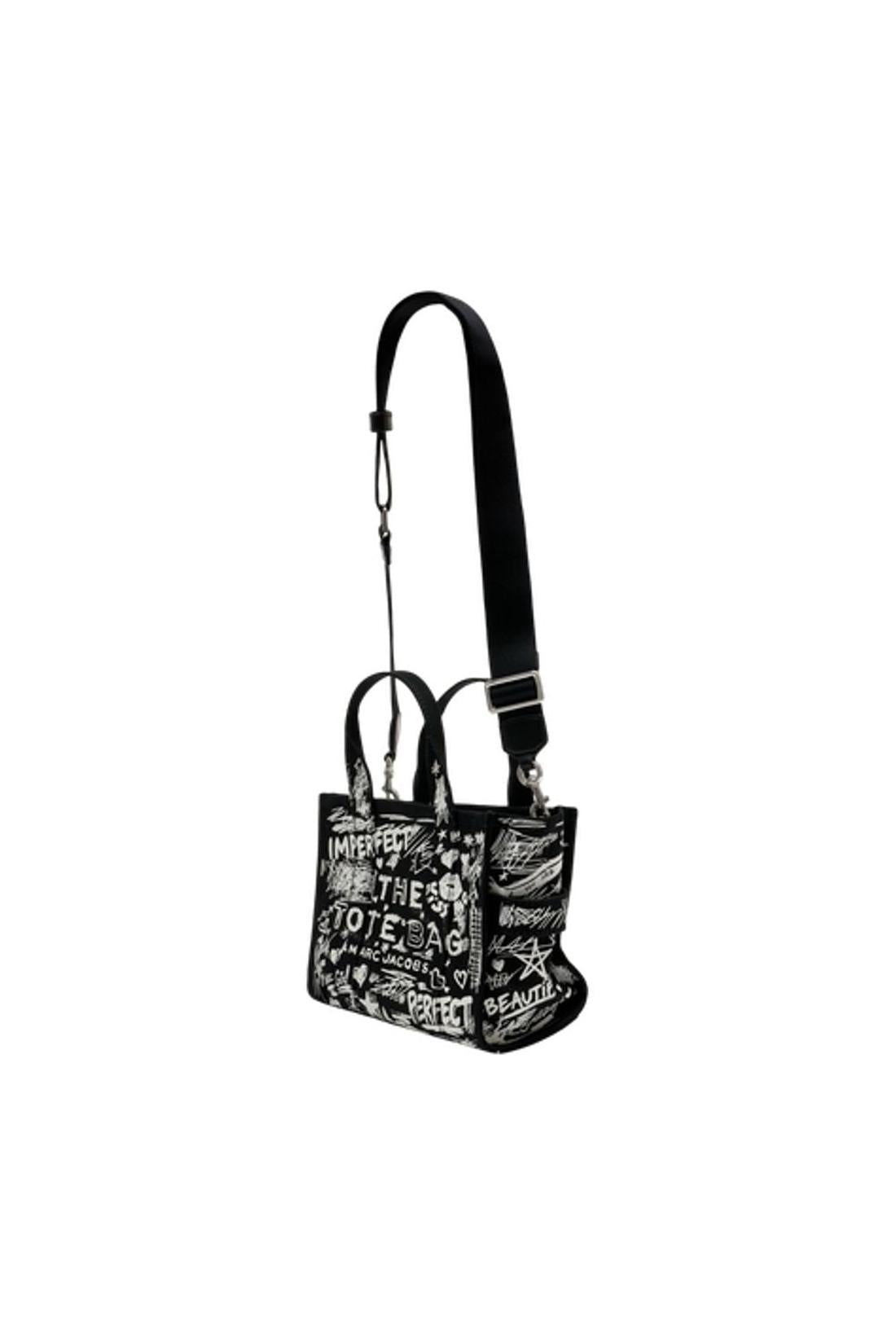 The Small Tote - Marc Jacobs - Baumwolle - Schwarz