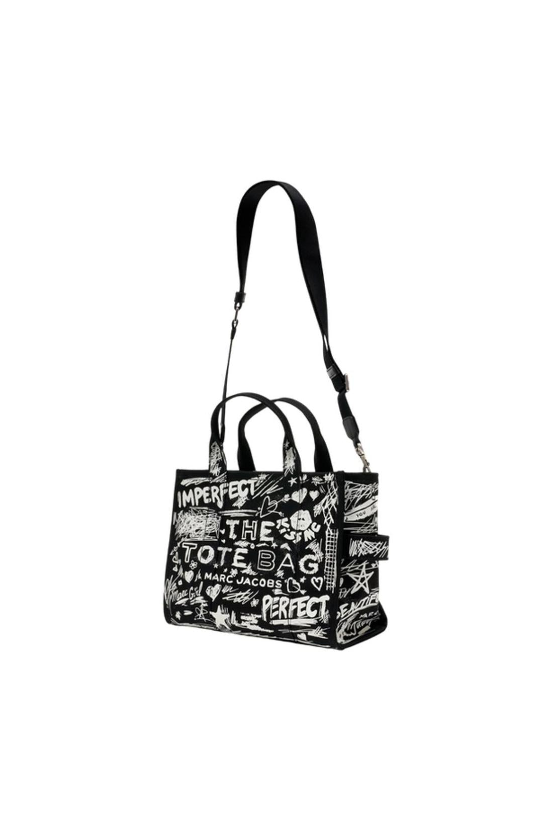 The Medium Tote - Marc Jacobs - Baumwolle - Schwarz