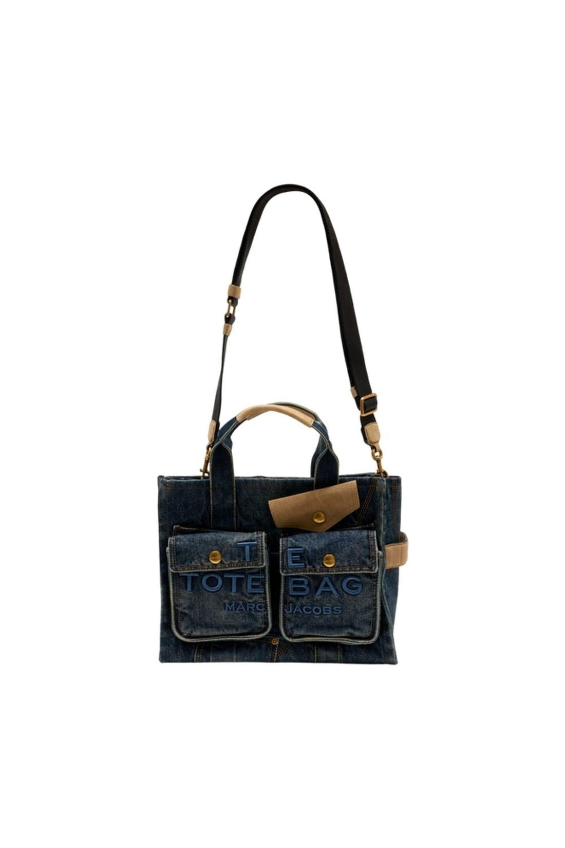 The Medium Tote - Marc Jacobs - Baumwolle - Blau