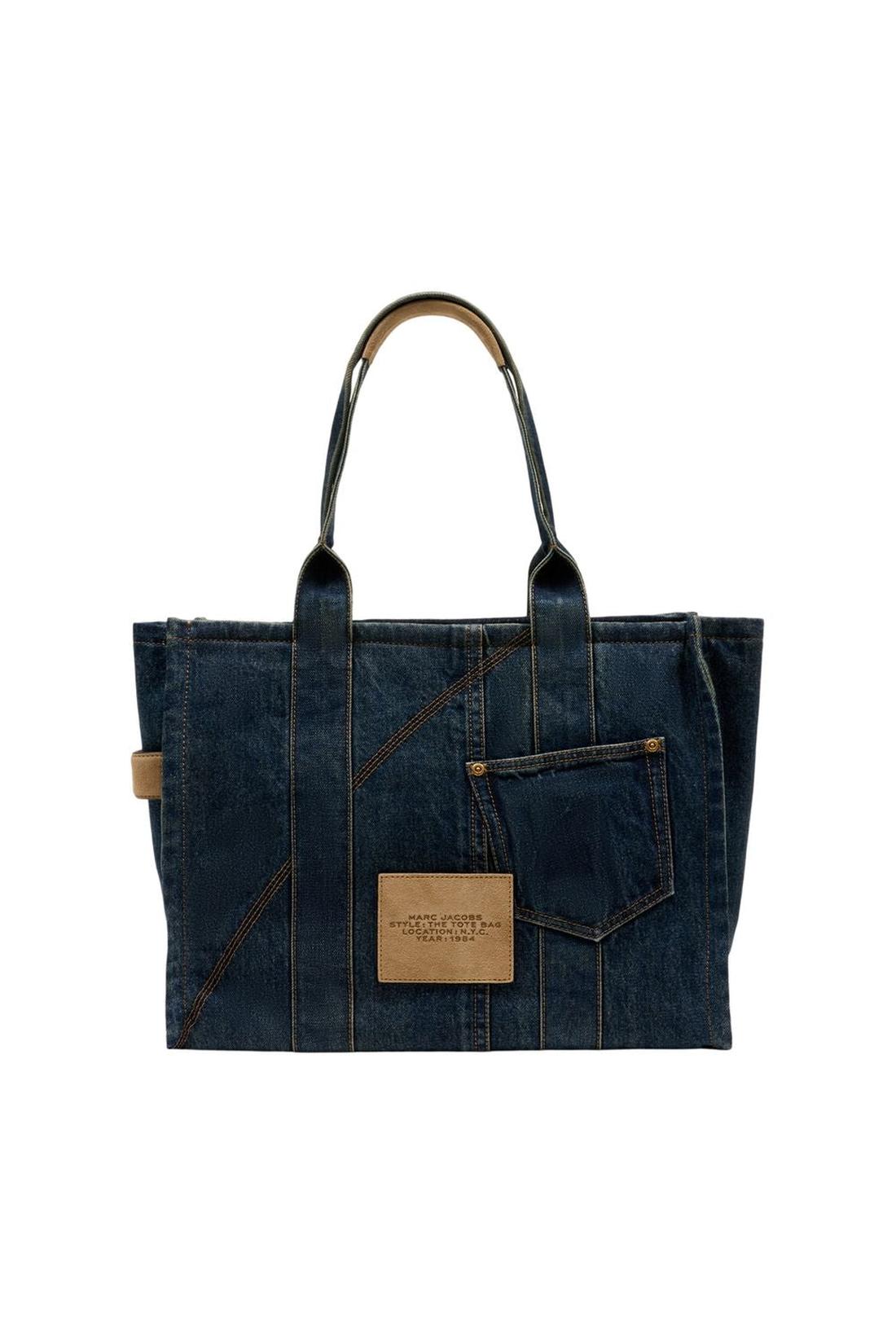 The Large Tote - Marc Jacobs - Baumwolle - Blau