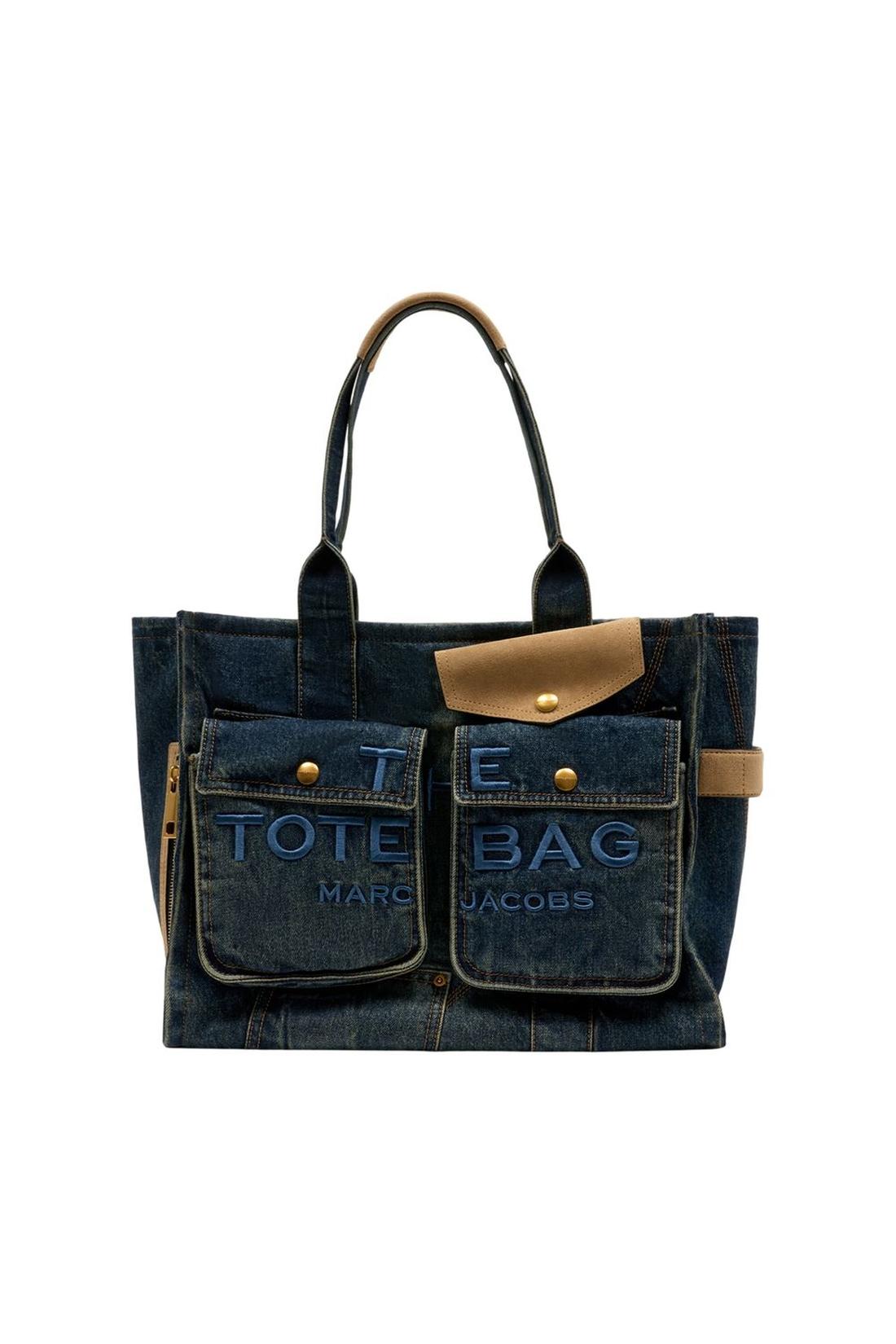 The Large Tote - Marc Jacobs - Baumwolle - Blau