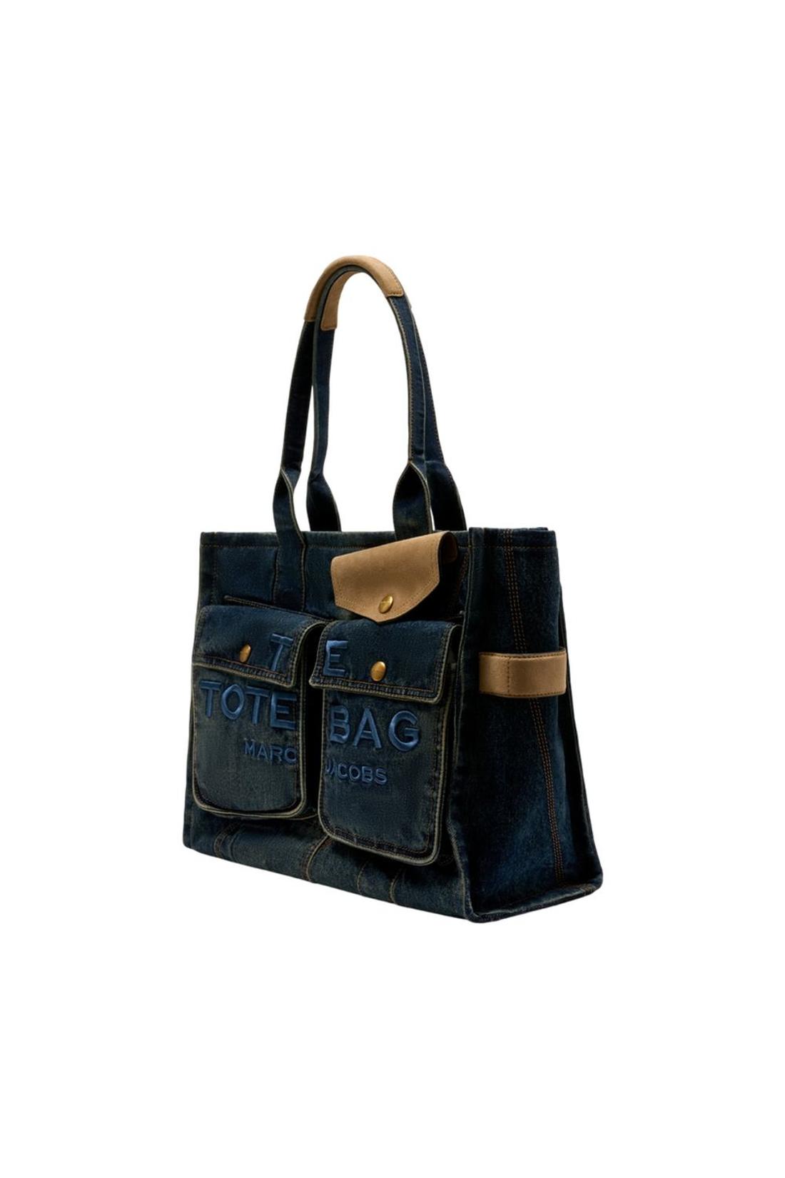 The Large Tote - Marc Jacobs - Baumwolle - Blau