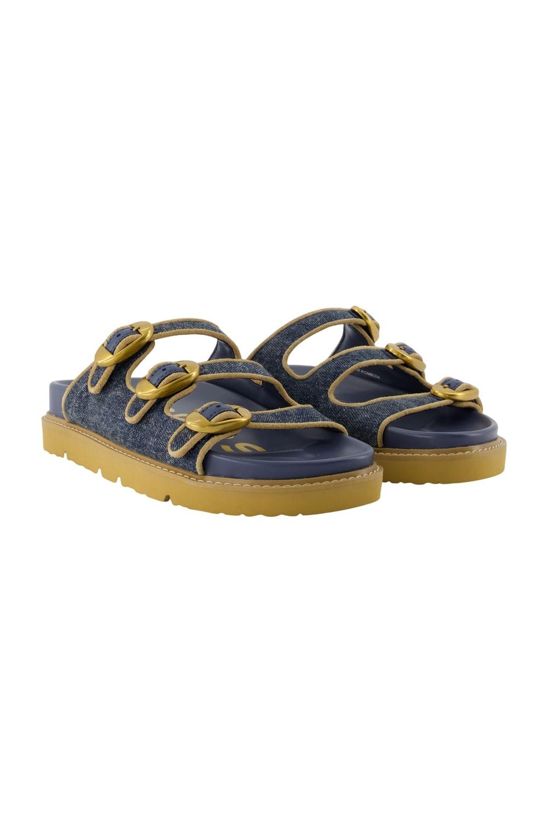 Sandalen „The Kiki” – Marc Jacobs – Leder – Blau