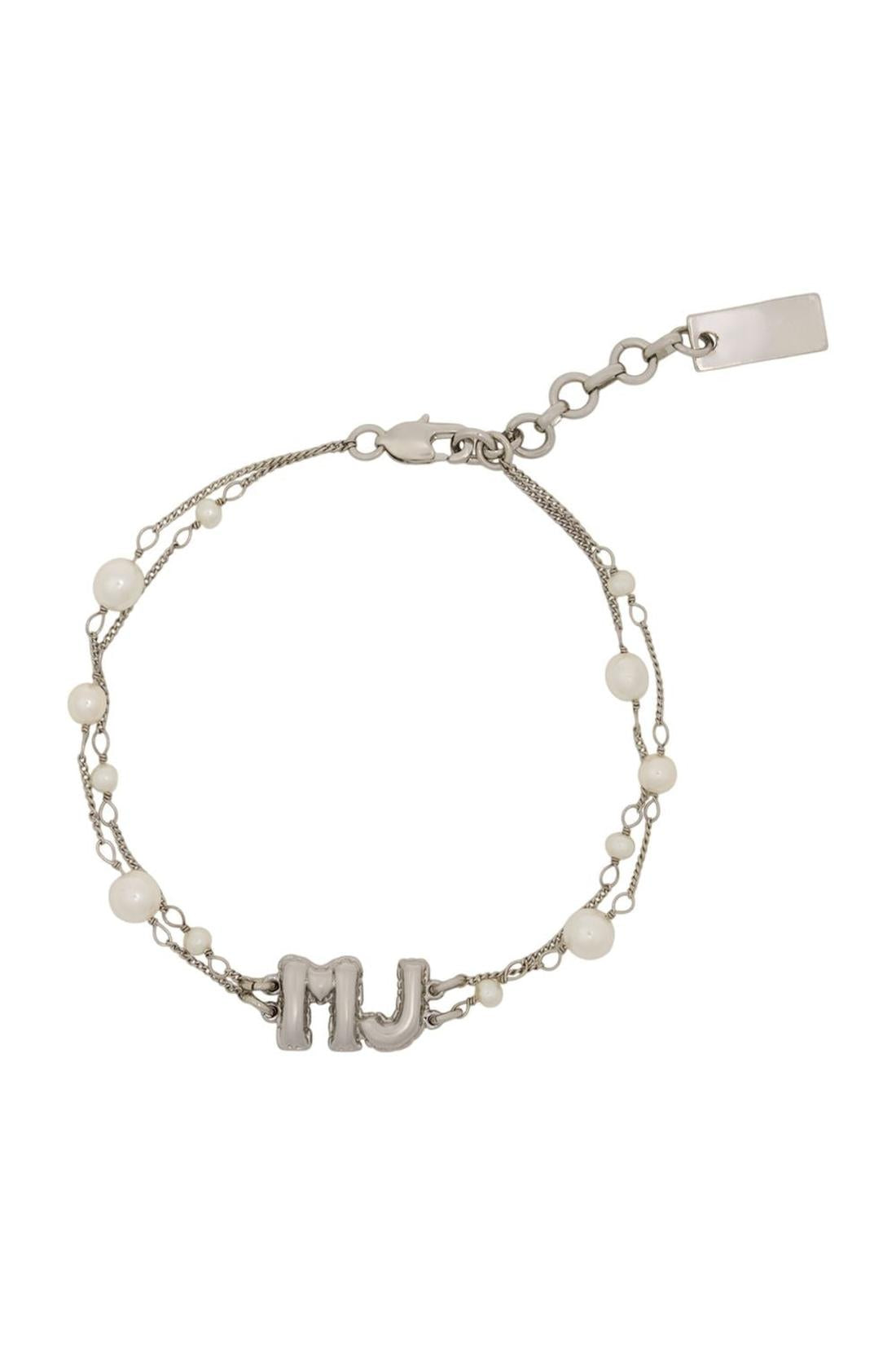 Armband Mj Balloon Pearl – Marc Jacobs – Metall – Silberfarben-Schmuck-Marc Jacobs-OUTLET-One size-silver-ARCHIVIST-ARCHIVE-SALE