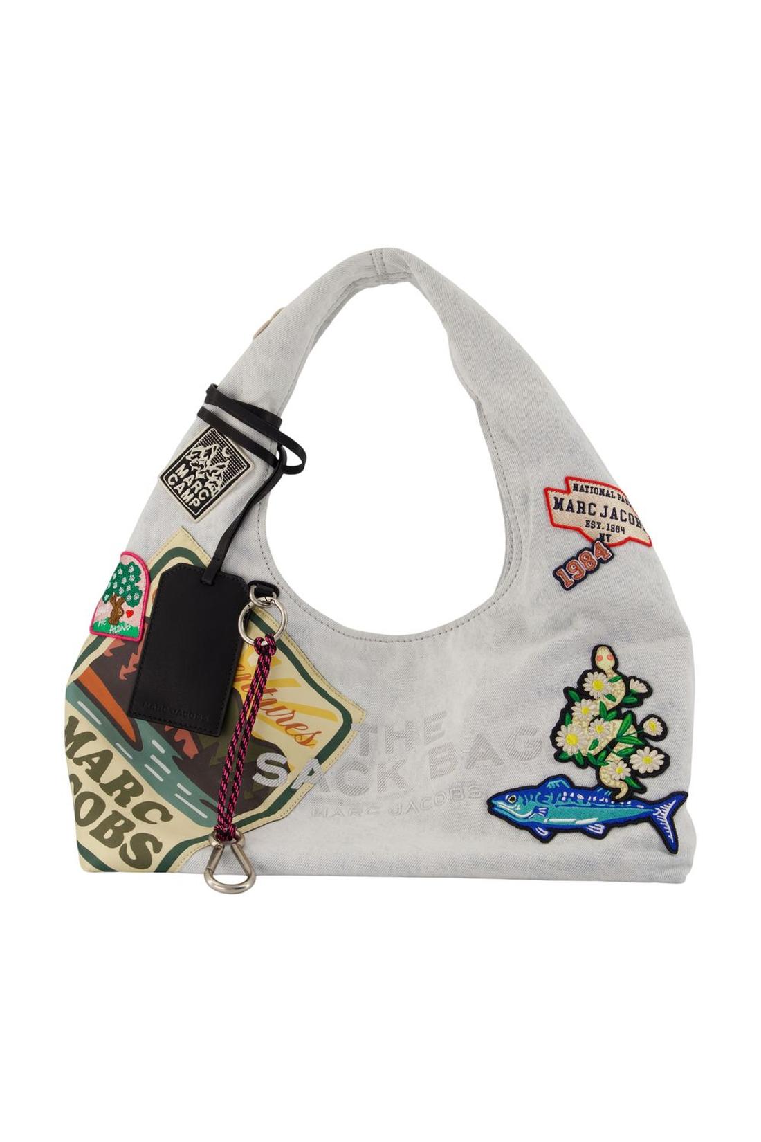Umhängetasche „The Sack“ – Marc Jacobs – Baumwolle – Mehrfarbig