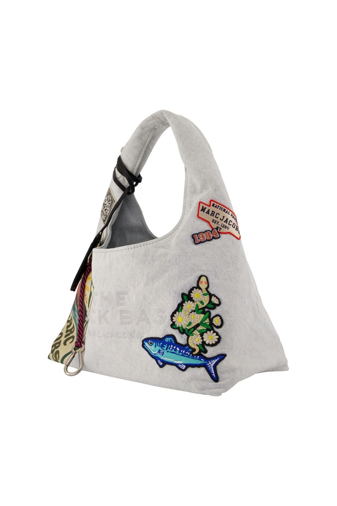 Umhängetasche „The Sack“ – Marc Jacobs – Baumwolle – Mehrfarbig