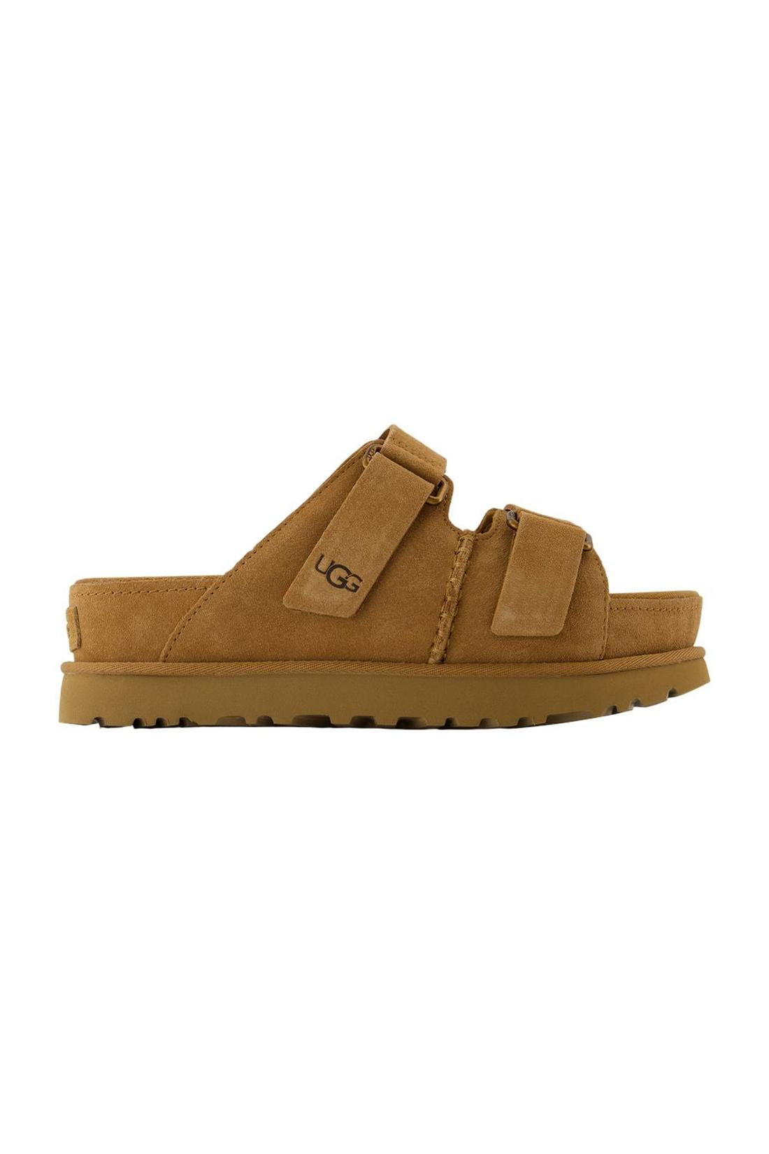 Ugg-Pantoletten W Goldenstar Hi - UGG - Leder - Braun-schuhe / sandalen-Black-Deal-Outlet-by-ARCHIVIST