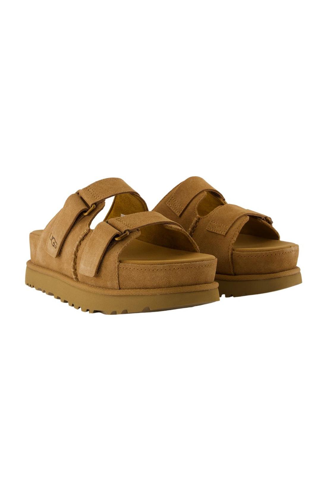 Ugg-Pantoletten W Goldenstar Hi - UGG - Leder - Braun-schuhe / sandalen-Black-Deal-Outlet-by-ARCHIVIST