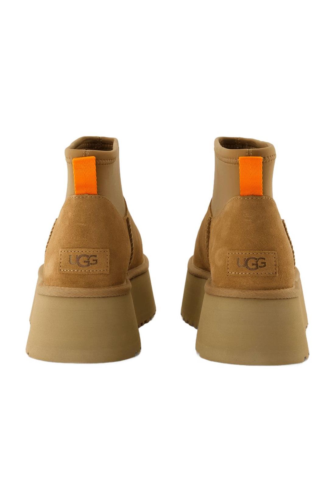 Ugg-Stiefeletten W Classic Mini Dipper - UGG - Leder - Braun-Stiefel & Stiefeletten-Black-Deal-Outlet-by-ARCHIVIST