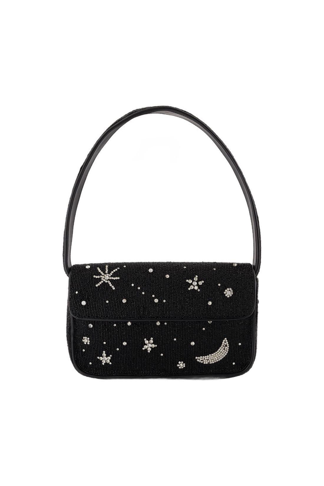 Tommy Beaded Schultertasche - Staud - Synthetik - Schwarz