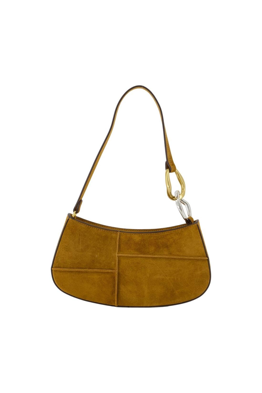 Staud-Ollie Schultertasche - Staud - Leder - Braun-Taschen-Black-Deal-Outlet-by-ARCHIVIST