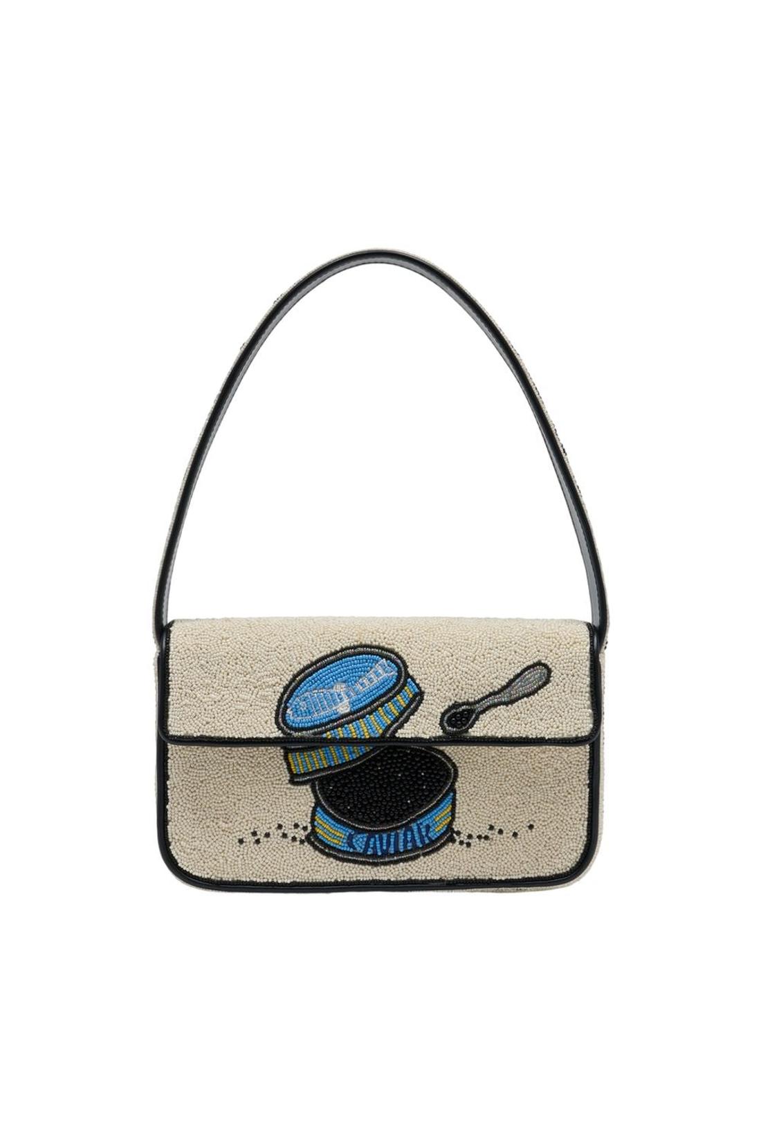 Tommy Beaded Schultertasche - Staud - Viskose - Multi-Taschen-Staud-One size-multicolor-ARCHIVIST