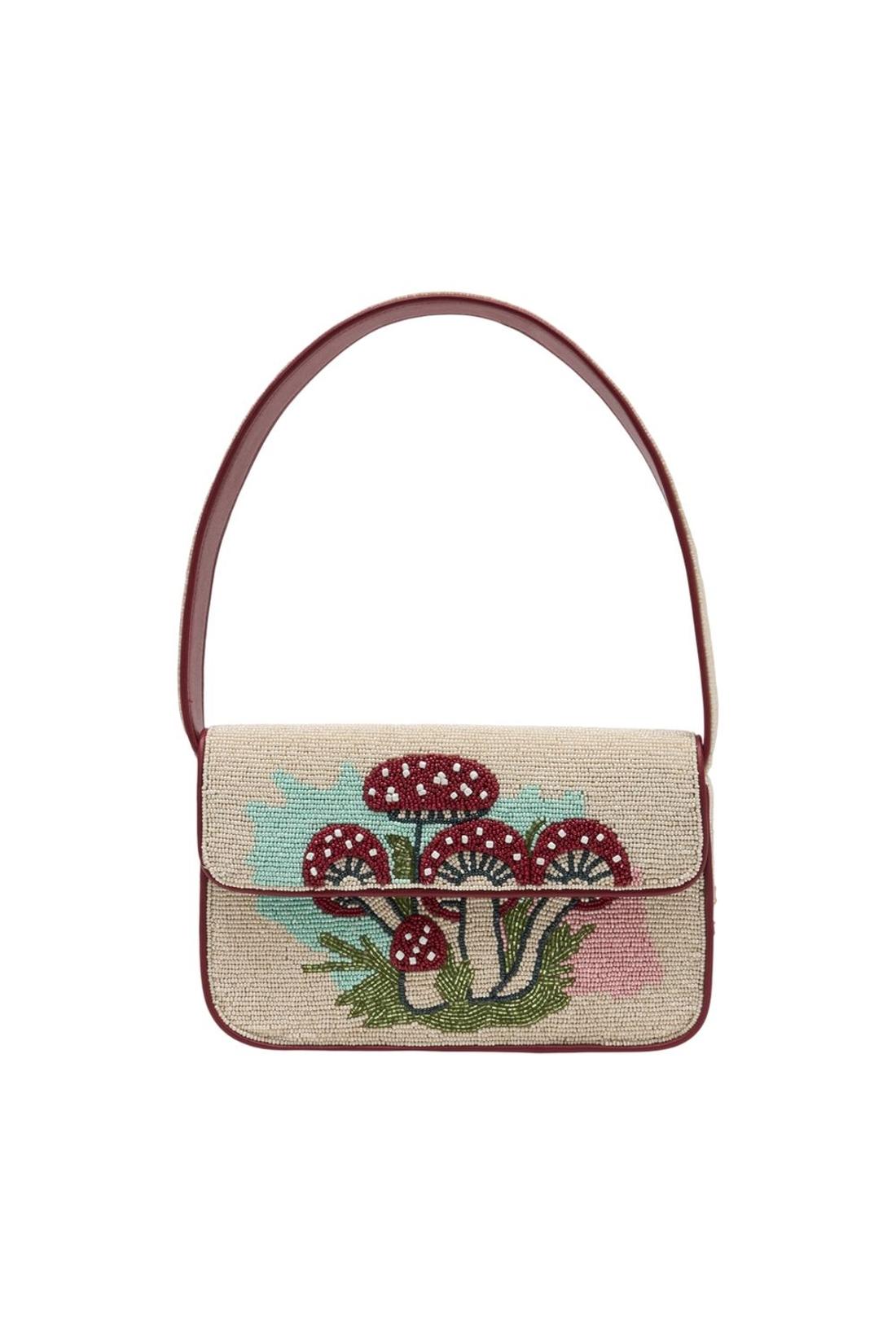 Tommy Beaded Schultertasche - Staud - Viskose - Multi-Taschen-Staud-One size-multicolor-ARCHIVIST