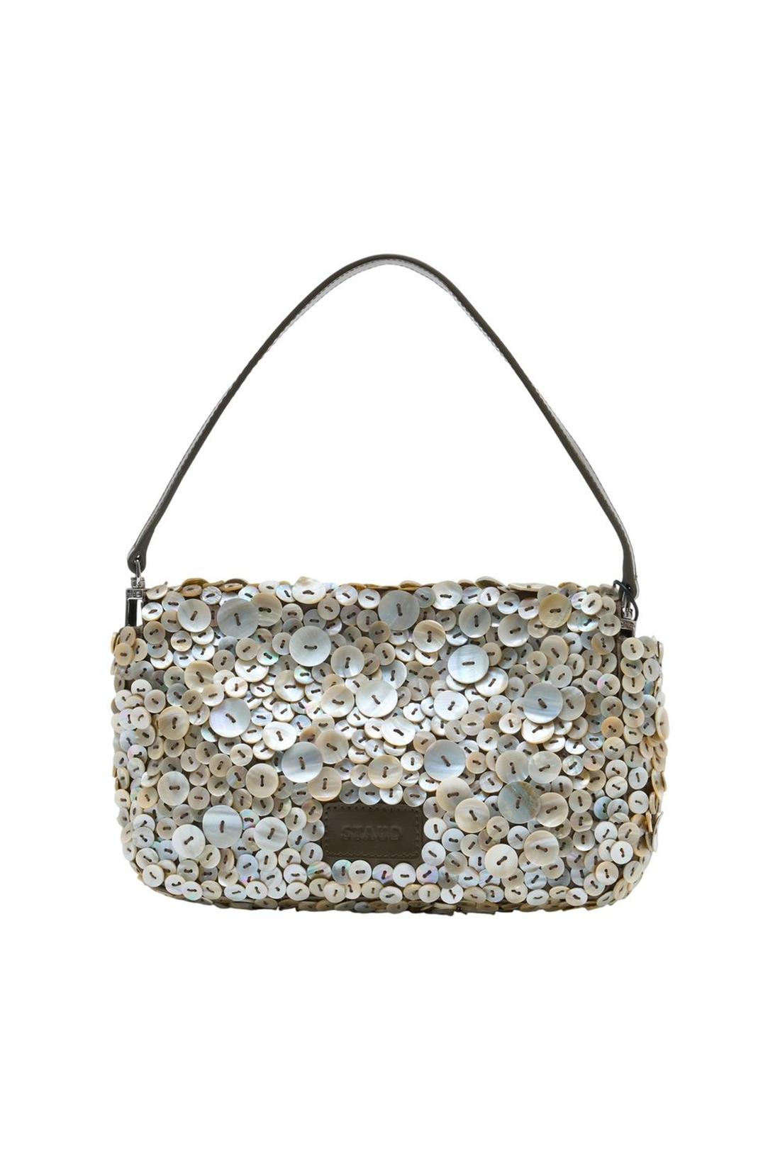 Timmy Convertible Schultertasche - Staud - Synthetik - Silber