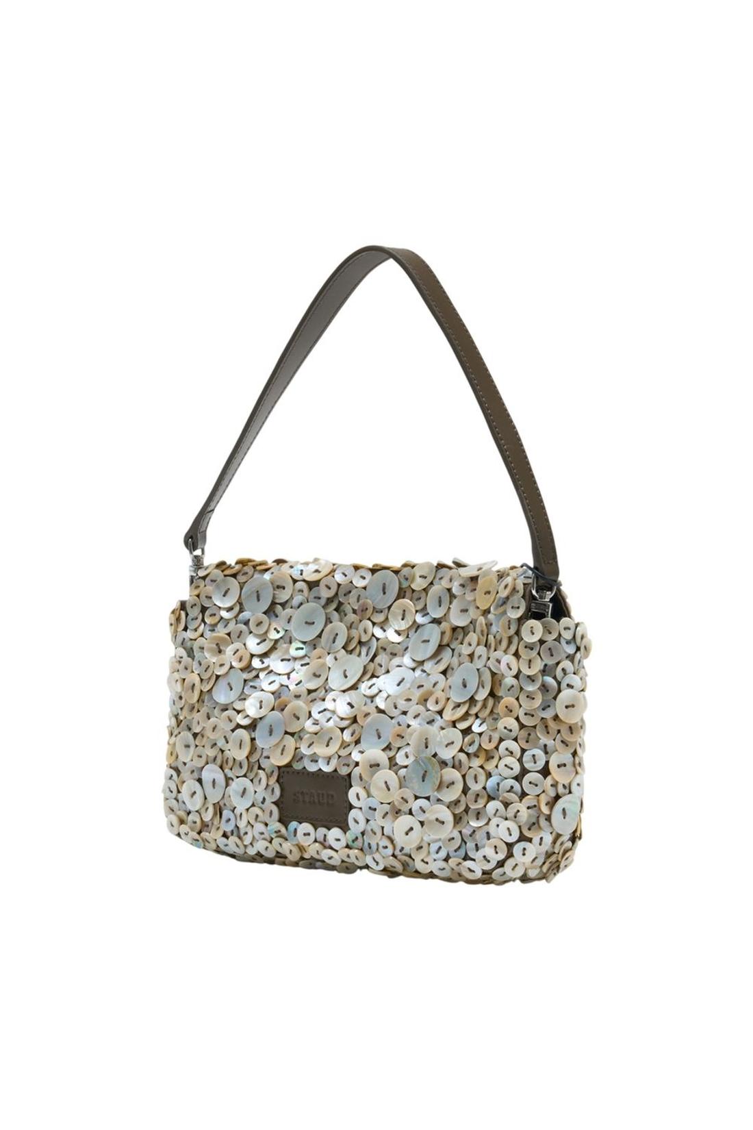 Timmy Convertible Schultertasche - Staud - Synthetik - Silber