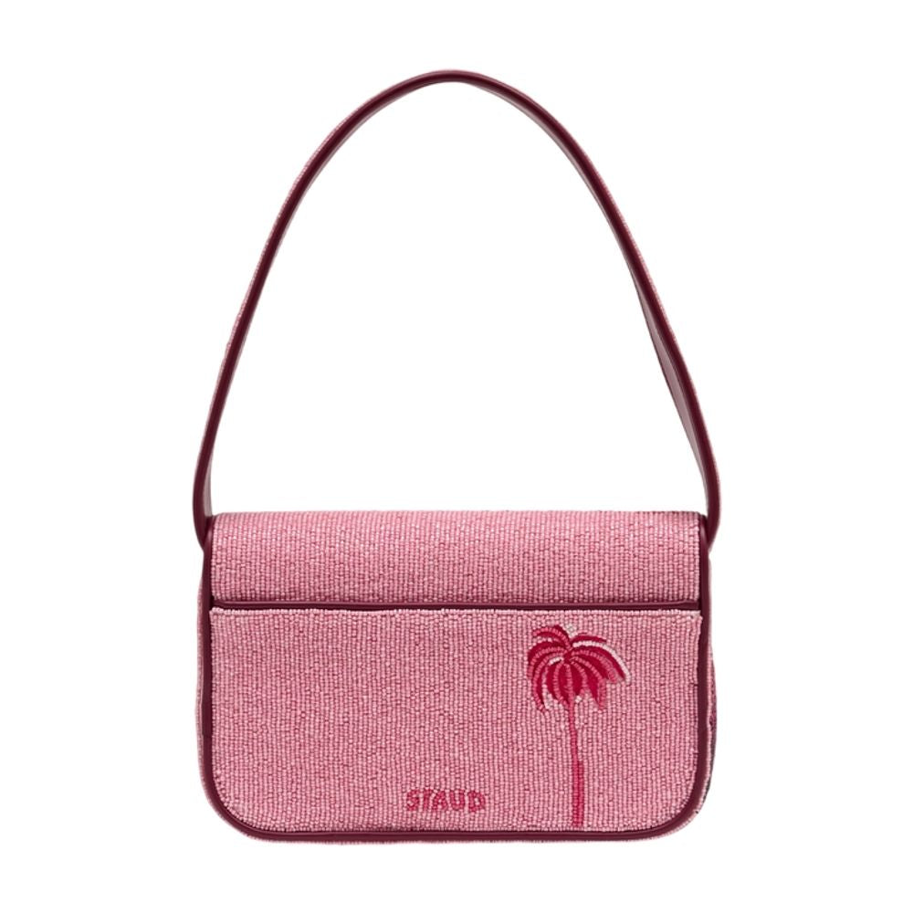 Tommy-Umhängetasche – Staud – Perlen – Rosa