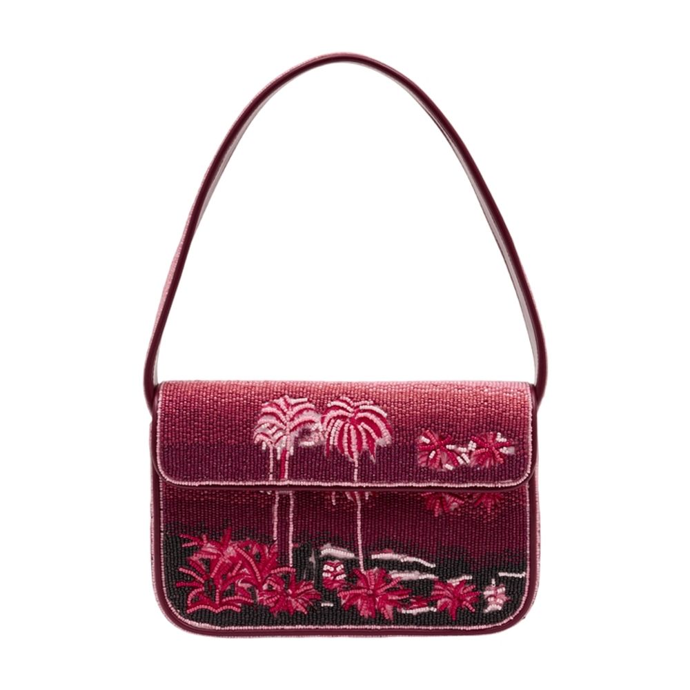 Tommy-Umhängetasche – Staud – Perlen – Rosa