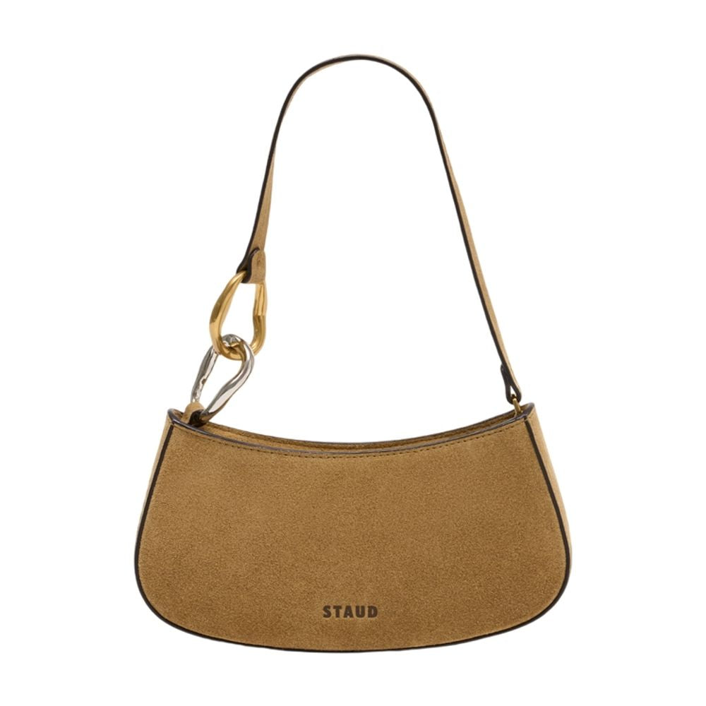 Ollie Schultertasche - Staud - Leder - Braun