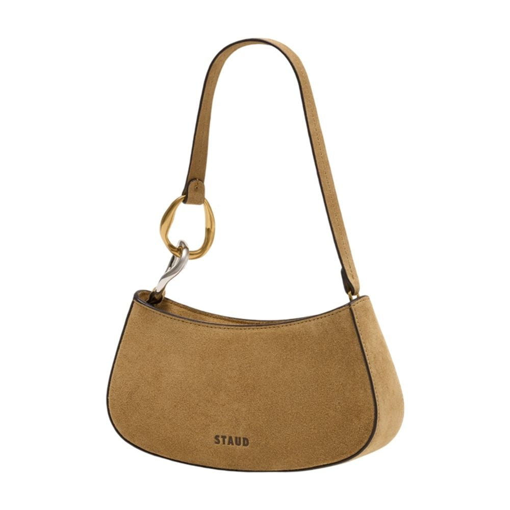 Ollie Schultertasche - Staud - Leder - Braun