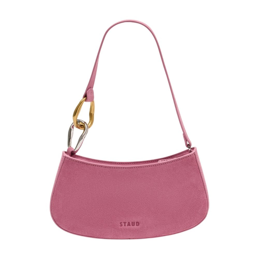 Ollie Schultertasche - Staud - Leder - Pink