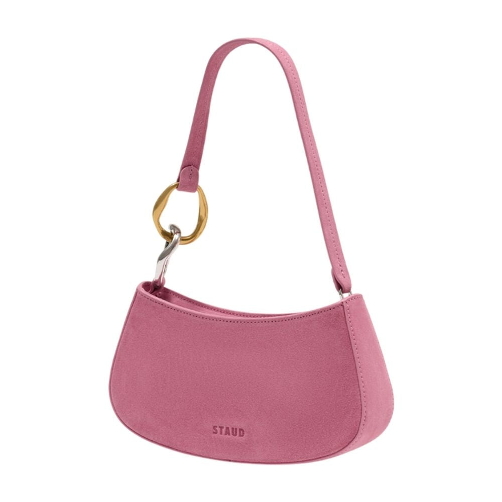 Ollie Schultertasche - Staud - Leder - Pink