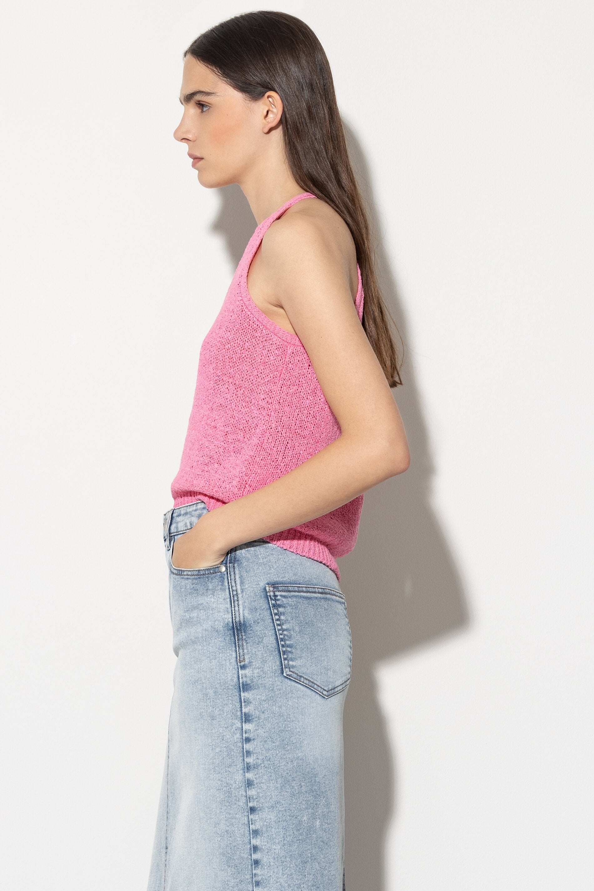 Tanktop aus Tape-Garn