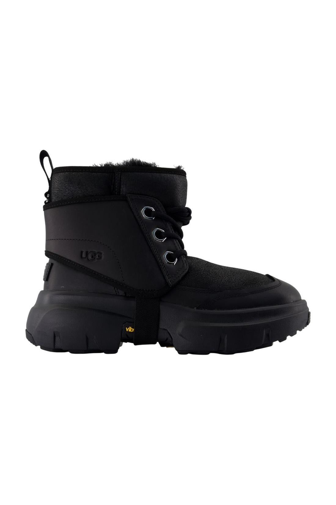 Ugg-Jld Stiefeletten - UGG - Leder - Schwarz-Stiefel & Stiefeletten-Black-Deal-Outlet-by-ARCHIVIST