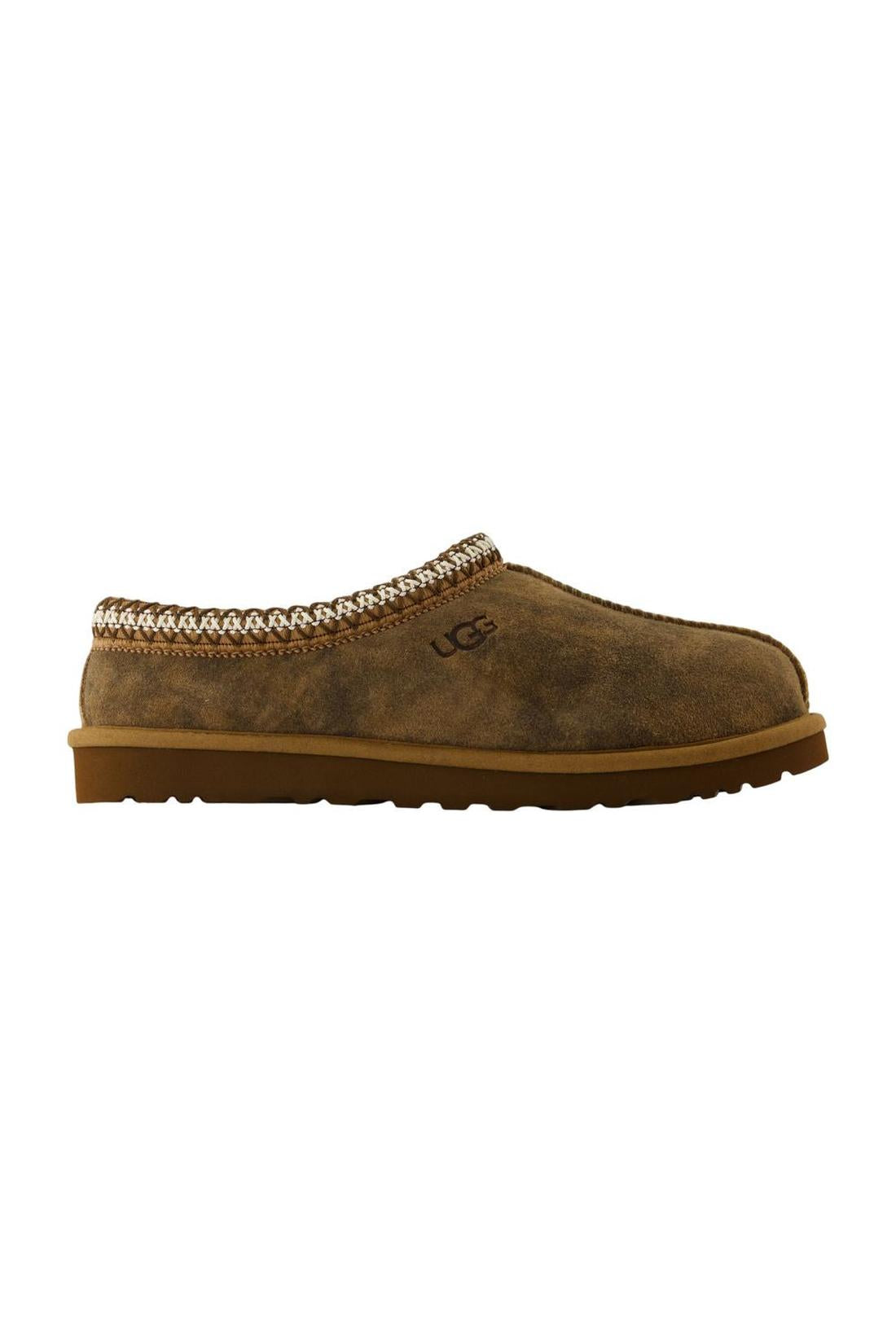 Ugg-Tasman Baxter Pantoletten - UGG - Leder - Braun-schuhe / pantoletten-Black-Deal-Outlet-by-ARCHIVIST