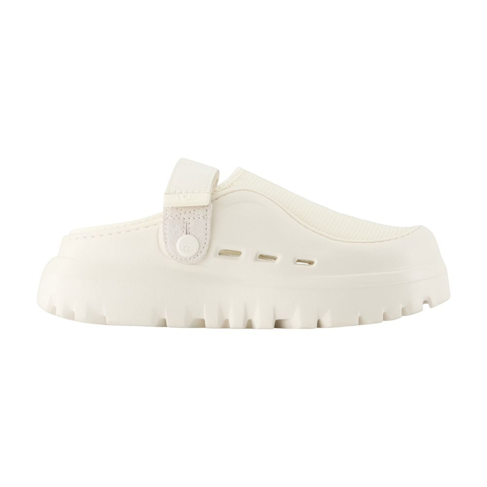 Peakmod-Pantoletten – UGG – Synthetik – Weiß