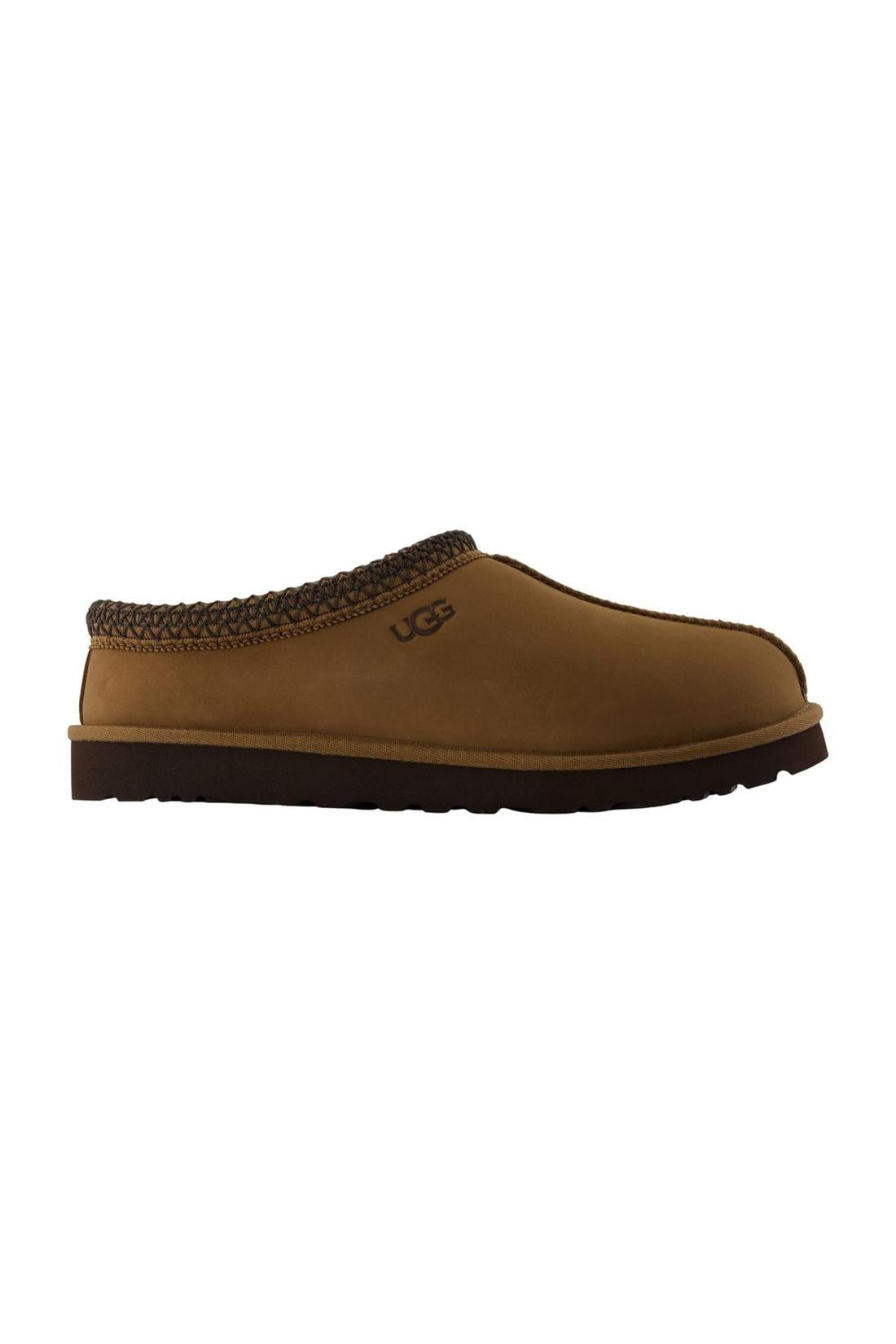 Pantoletten Tasman II Nubuck - UGG - Leder - Braun-schuhe / flache-schuhe-Ugg-EU40-brown-ARCHIVIST