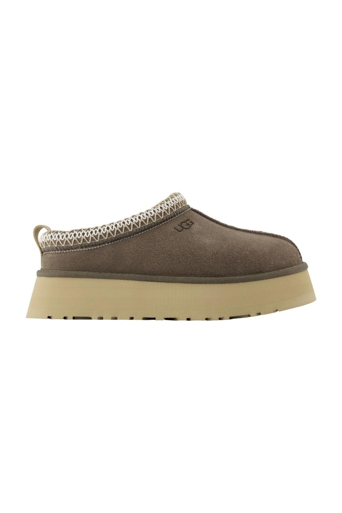 Tazz II Pantoletten - UGG - Leder - Braun-schuhe / flache-schuhe-Ugg-OUTLET-EU36-brown-ARCHIVIST-ARCHIVE-SALE