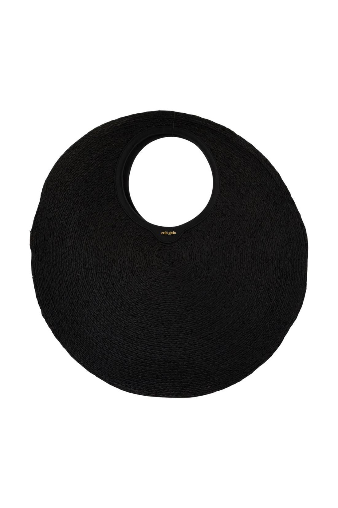 Cult Gaia-Amun Handtasche - Cult Gaia - Raffia - Schwarz-Taschen-Black-Deal-Outlet-by-ARCHIVIST