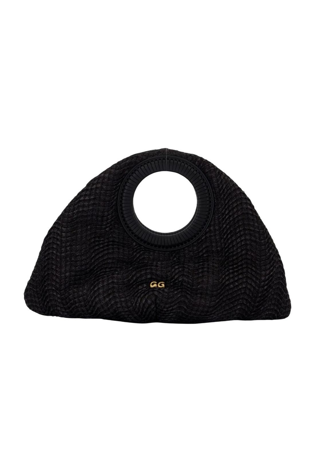 Cult Gaia-Thais Top Handle Handtasche - Cult Gaia - Raffia - Schwarz-Taschen-Black-Deal-Outlet-by-ARCHIVIST