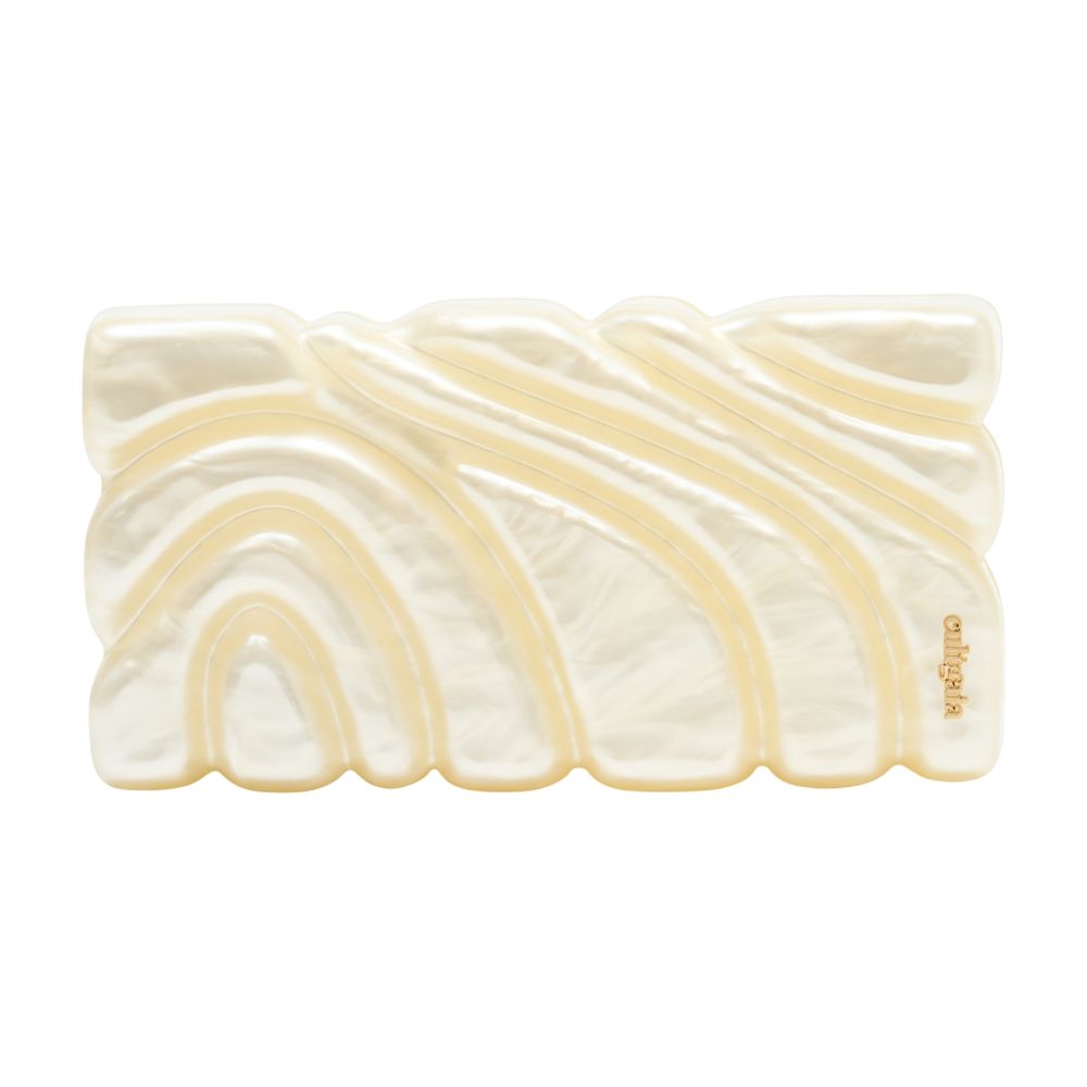 Aura Clutch - Cult Gaia - Acrylic - Ivory