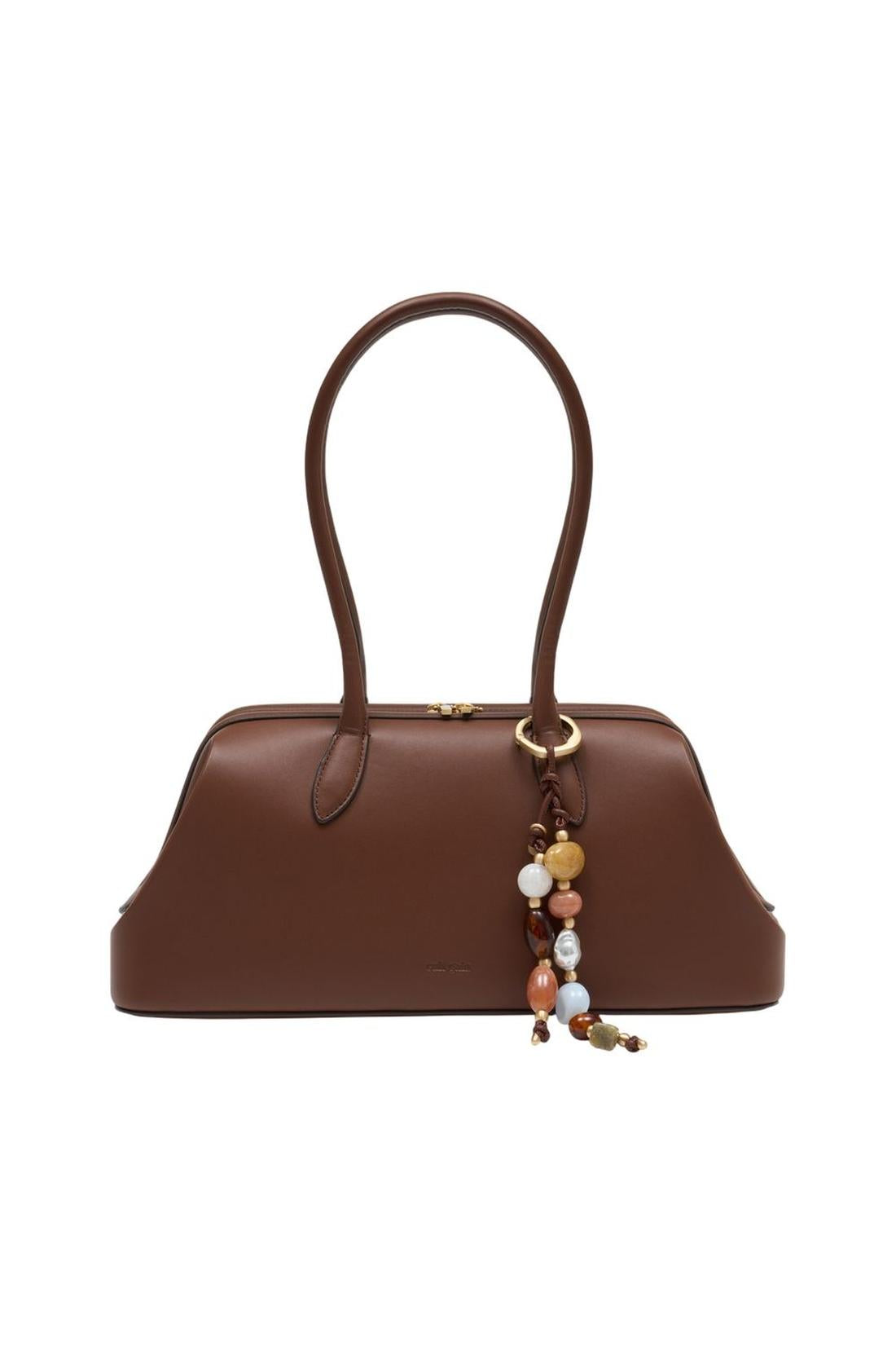 Cult Gaia-Raia Schultertasche - Cult Gaia - Leder - Braun-Taschen-Black-Deal-Outlet-by-ARCHIVIST