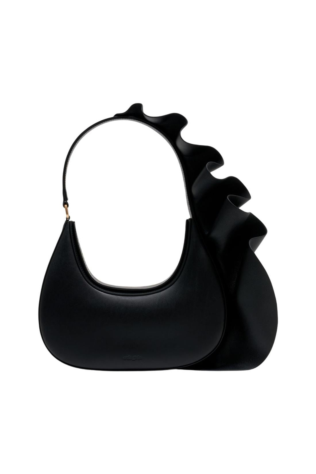Zoella Schultertasche - Cult Gaia - Leder - Schwarz-Taschen-Cult Gaia-OUTLET-One size-black-ARCHIVIST-ARCHIVE-SALE
