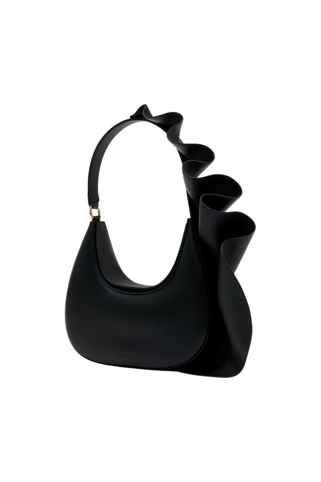 Zoella Schultertasche - Cult Gaia - Leder - Schwarz-Taschen-Cult Gaia-OUTLET-ARCHIVIST-ARCHIVE-SALE