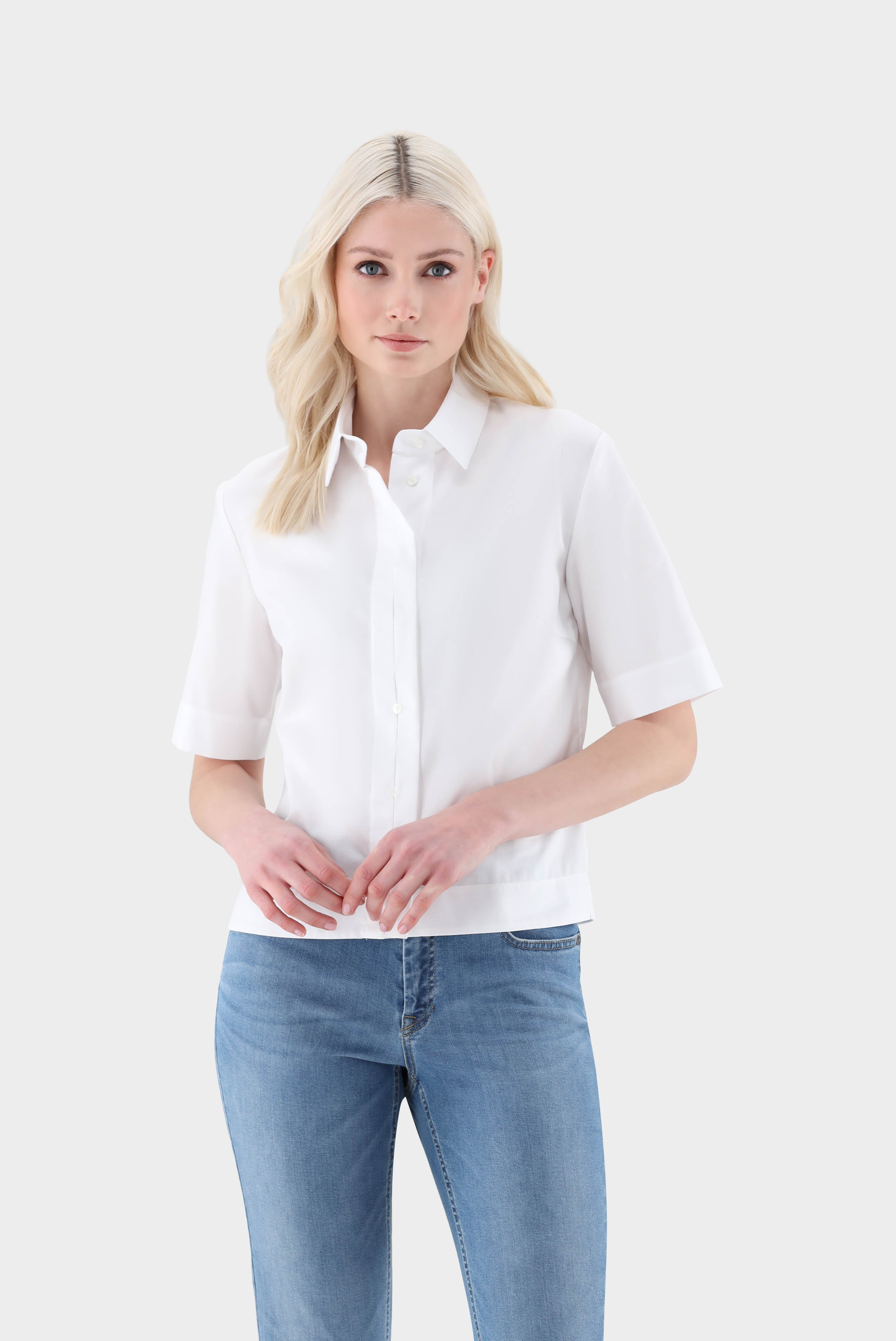 Boxy Fit Oxford Bluse