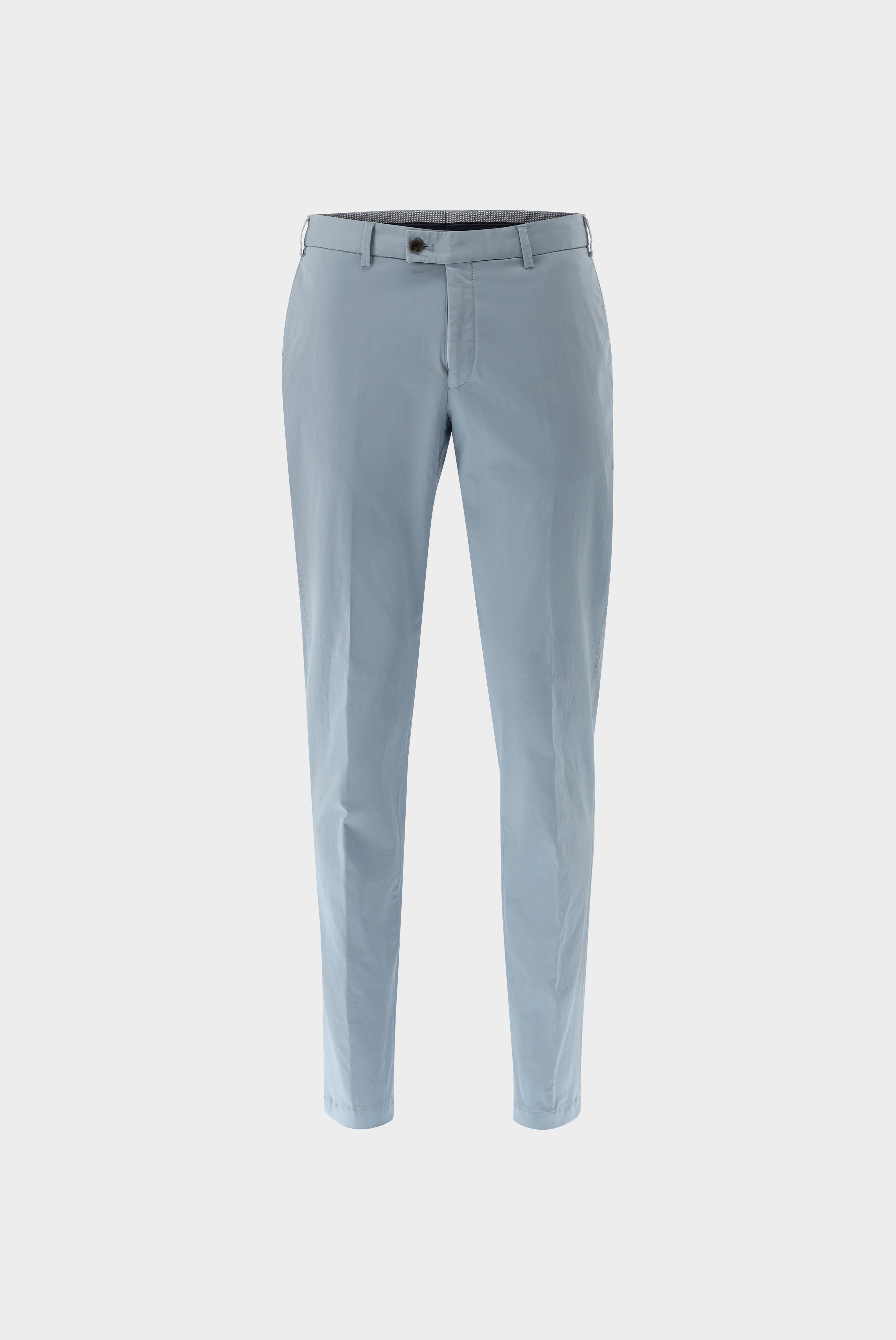 Taillierte Chino aus Baumwolle mit Stretch