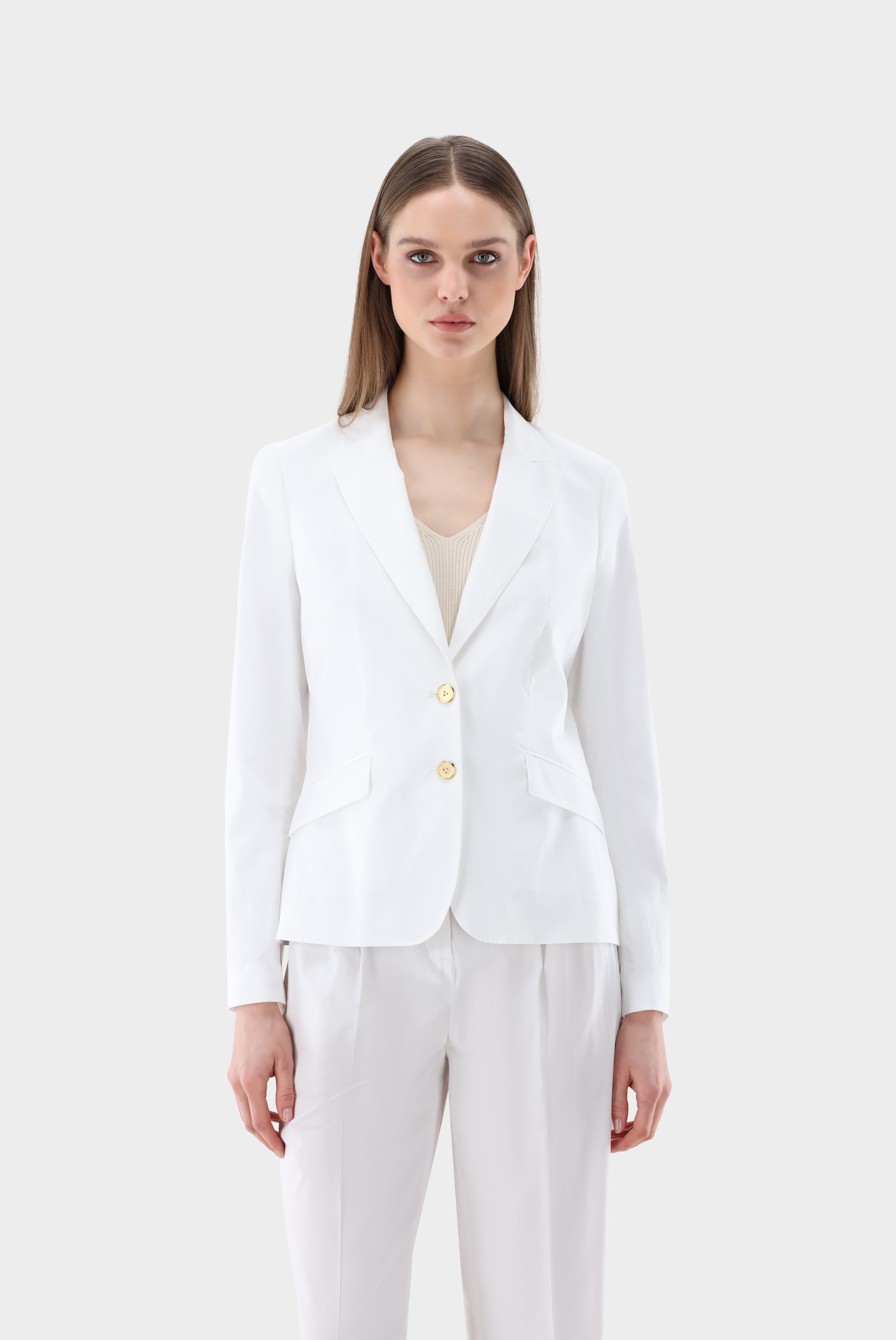 Taillierter Blazer mit Stretch